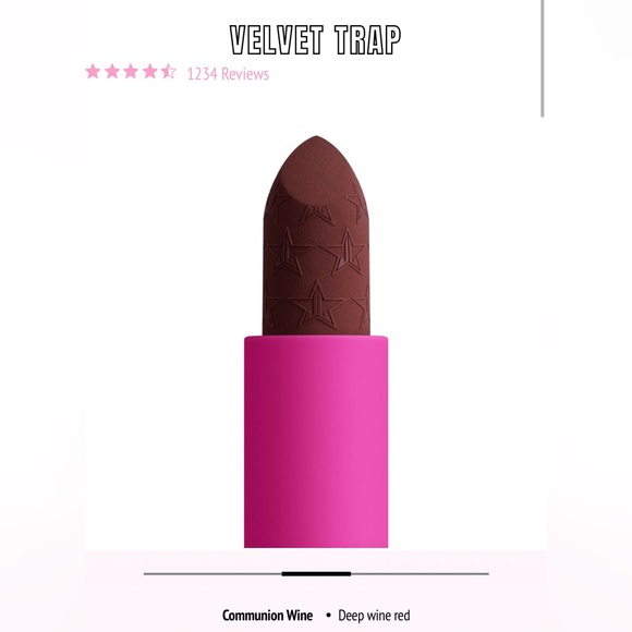 Jeffree Star ⭐️ Velvet Trap Lipstick- Communion Wine BNIB - Picture 3 of 4